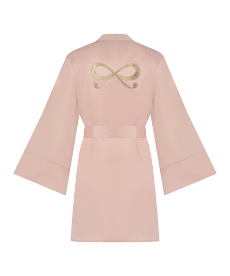 Satin Kimono, Pink