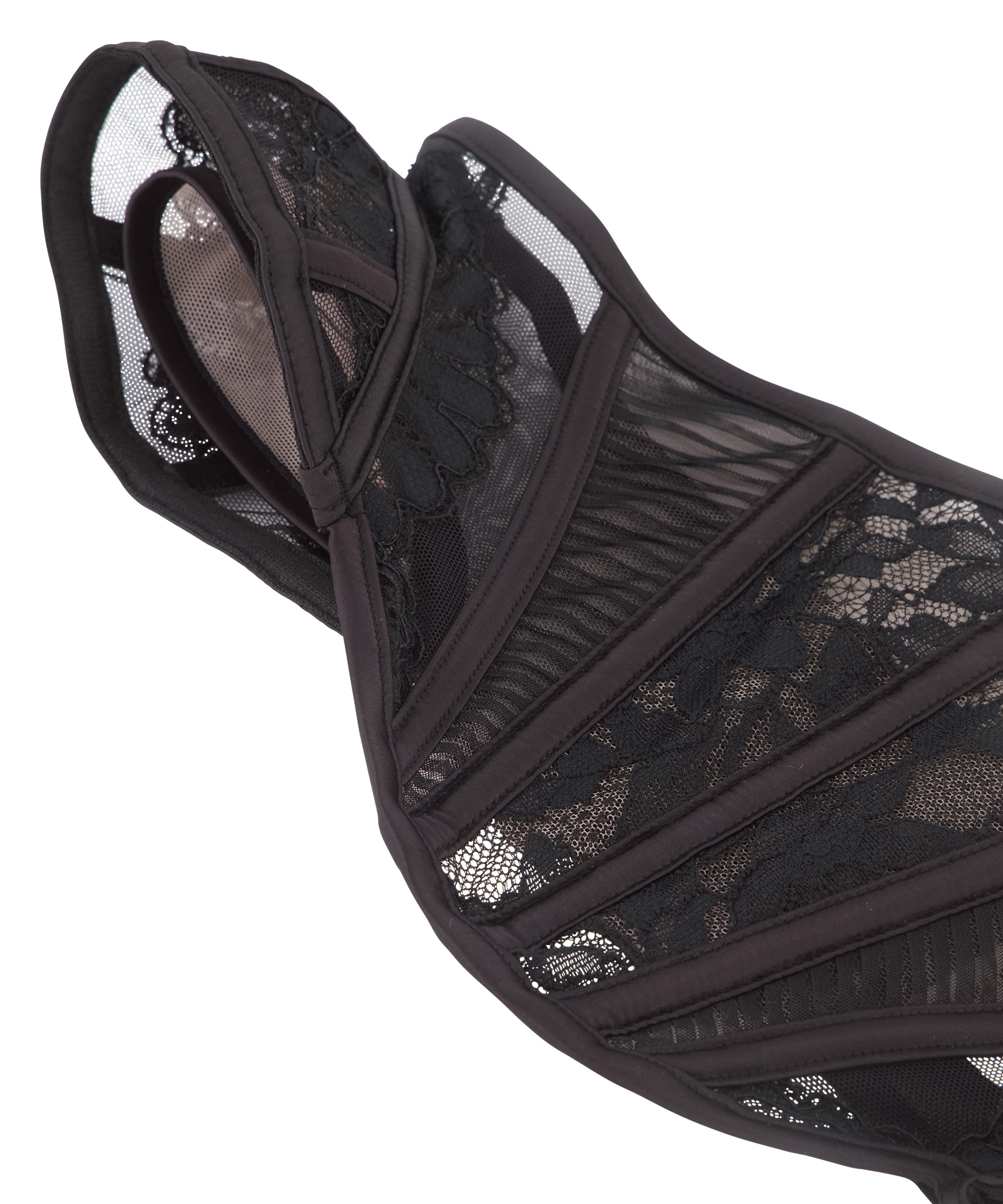 Antonia Wasp Waist Corset, Black, main