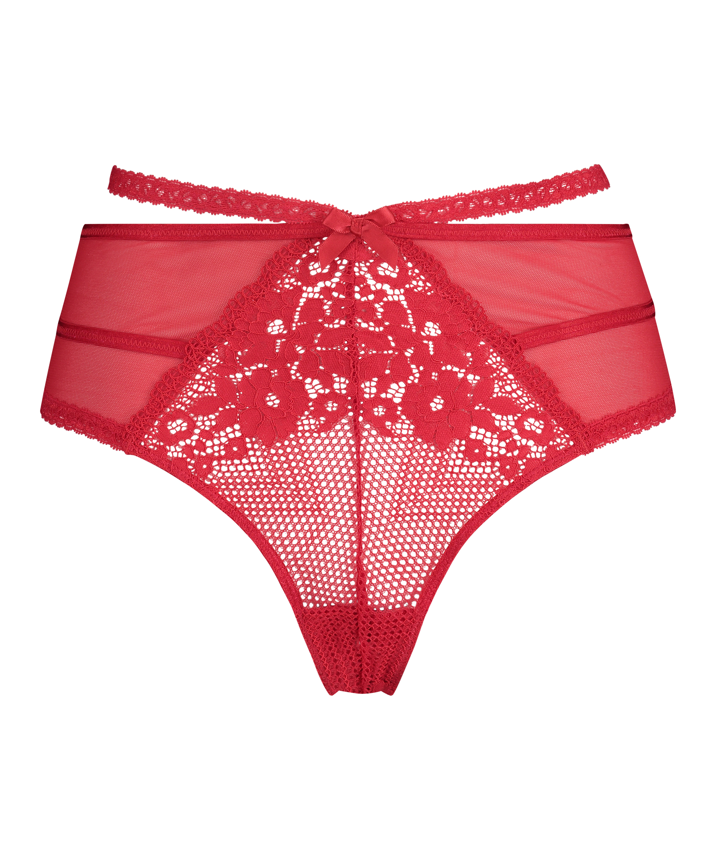 Bonnie high thong Curvy, Red, main