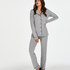 Long Pajama Set, Grey