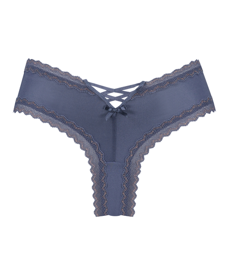 Amaris V-Shaped Brazilian, Blue