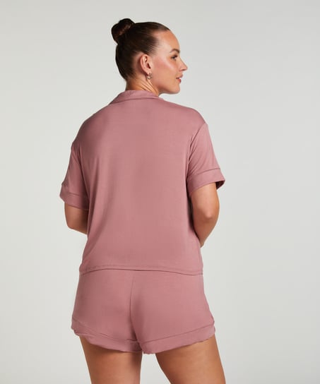 Essential Jersey Short-Sleeved Jacket, Pink