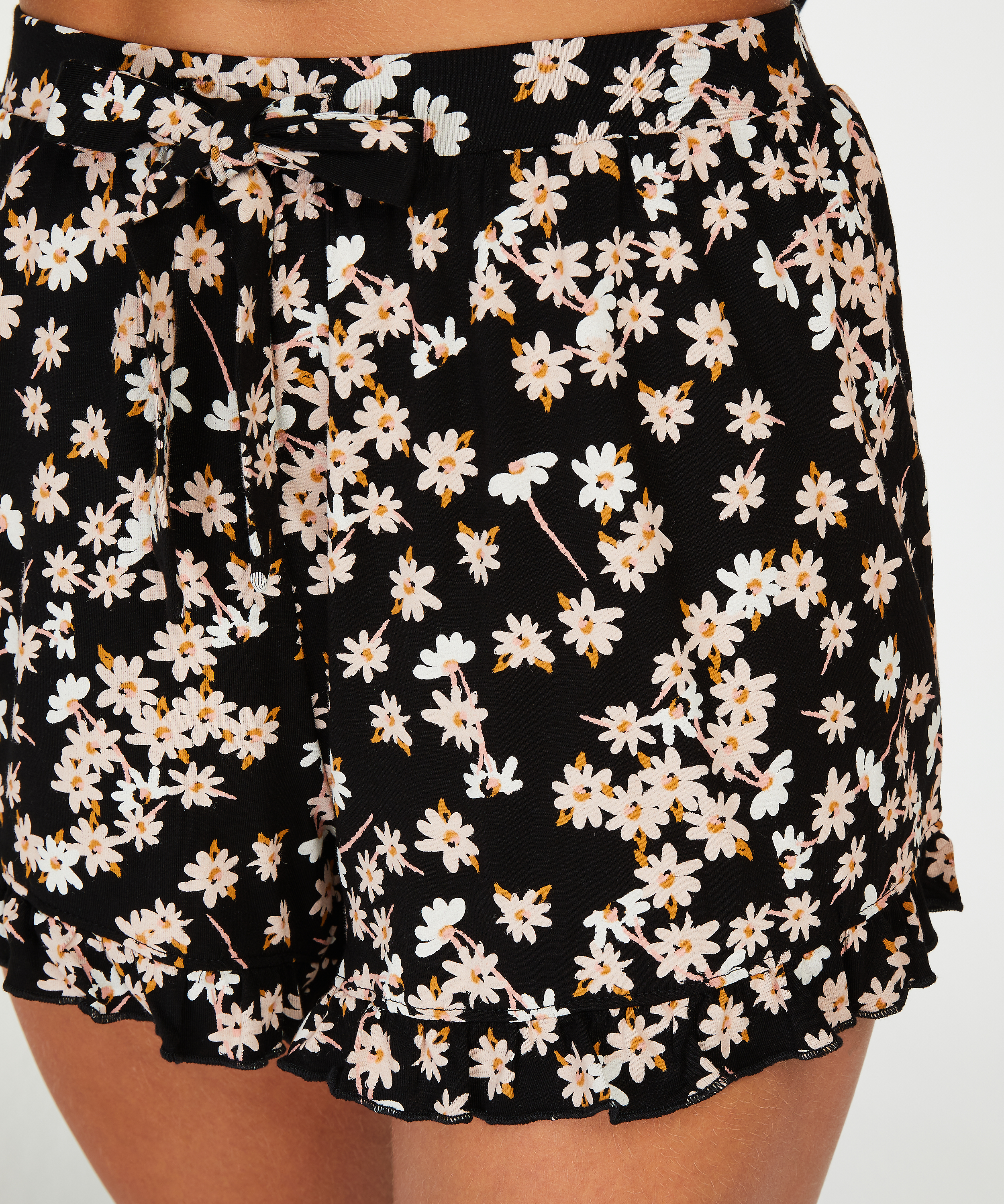 Short pyjama set, Black, main