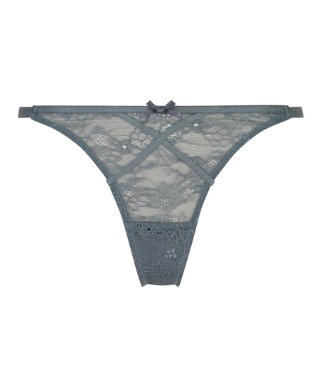 High-cut thong Corby, Blue