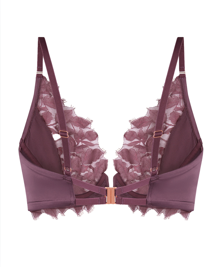 Malou Non-Padded Underwired Bra, Purple, main