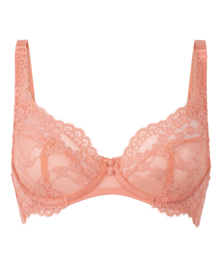 Daisy Non-Padded Underwired Bra, Pink