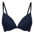 Marine Padded Underwired Push-Up Bra, Blue