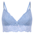 Posie Triangle Bralette, Blue