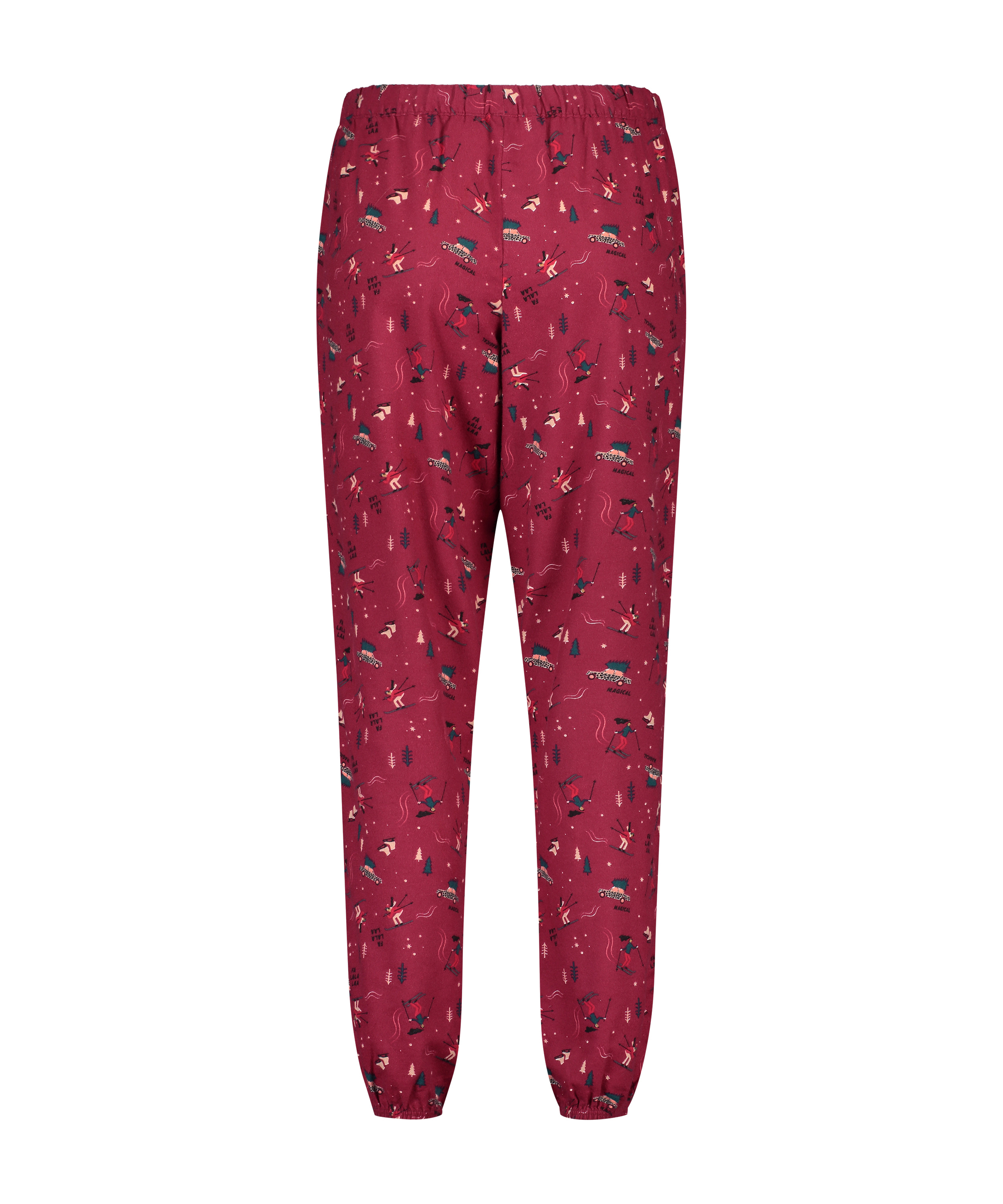Petite Twill Pyjama pants, Red, main