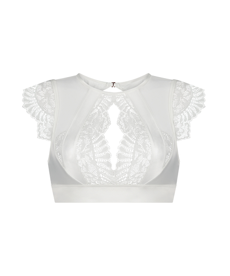 Indigo Bralette, White