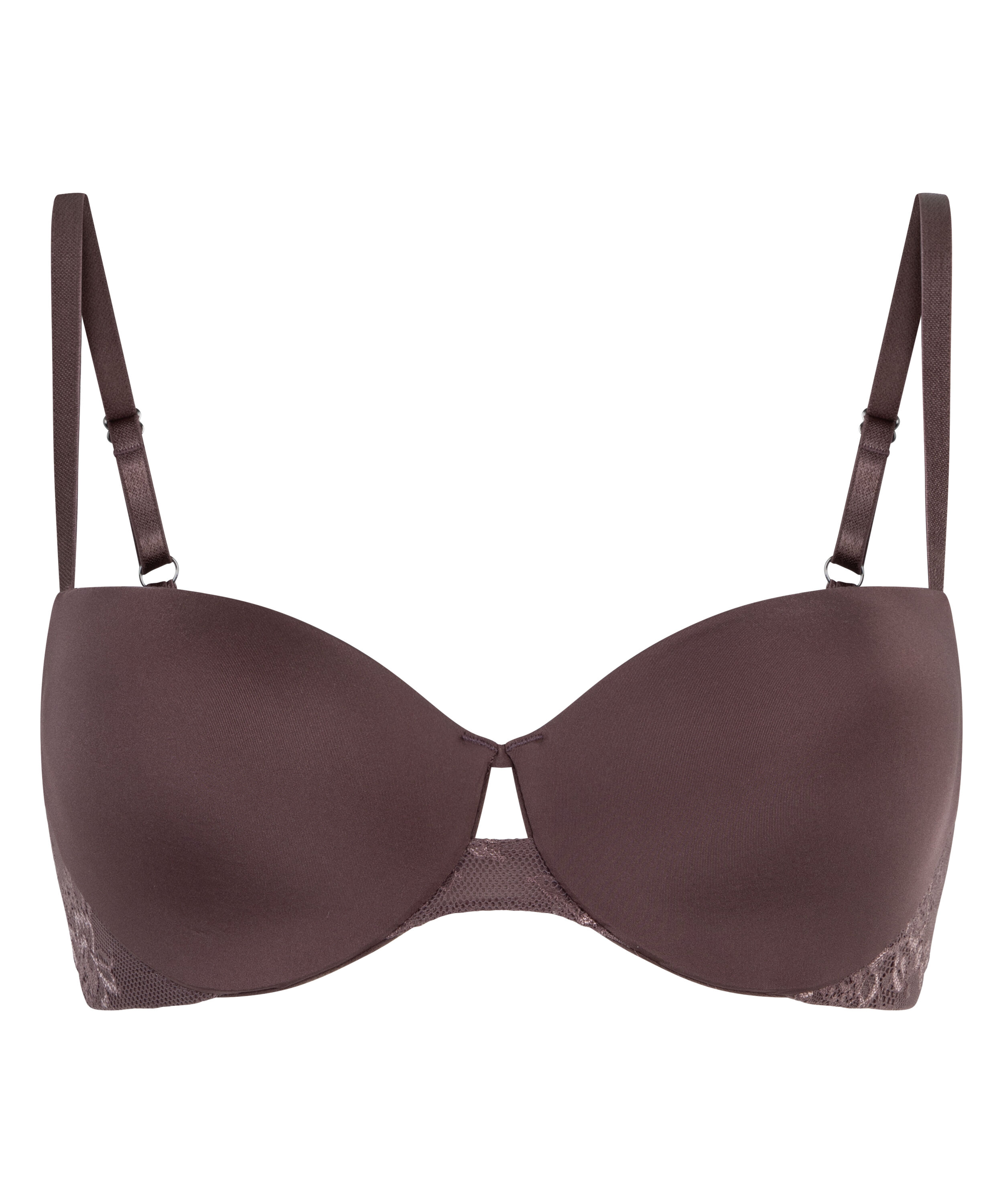 Lea Padded Underwired Bra, Brown