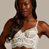 Jamie Non-Padded Underwired Longline Bra, White