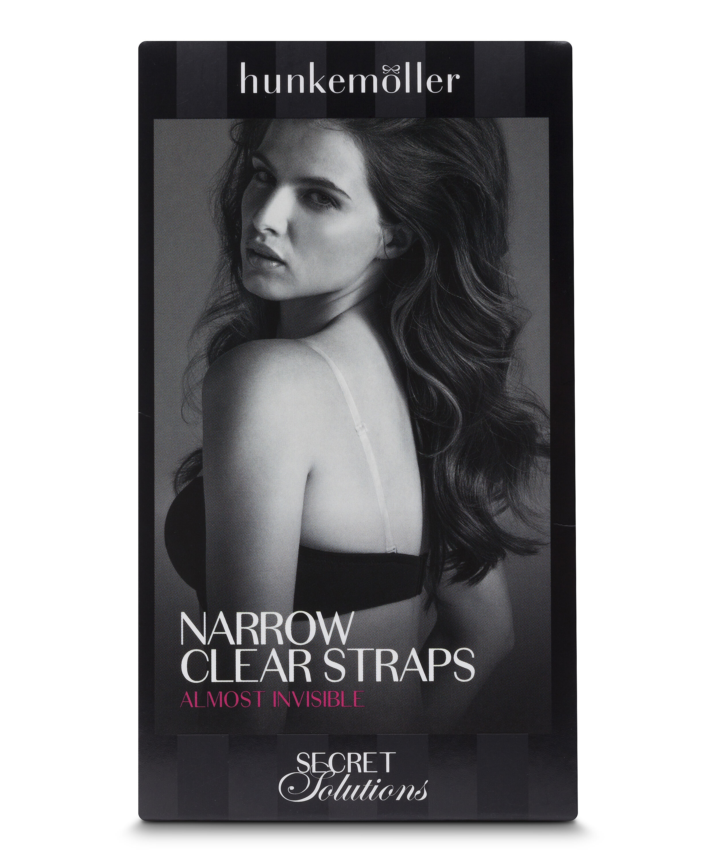 Transparent bra straps, White