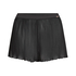 Plisse Lace Shorts, Black