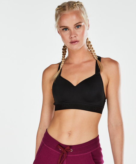 HKMX Sports bra The All Star Level 2, Black