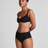 Invisible High Waist Brazilian, Black