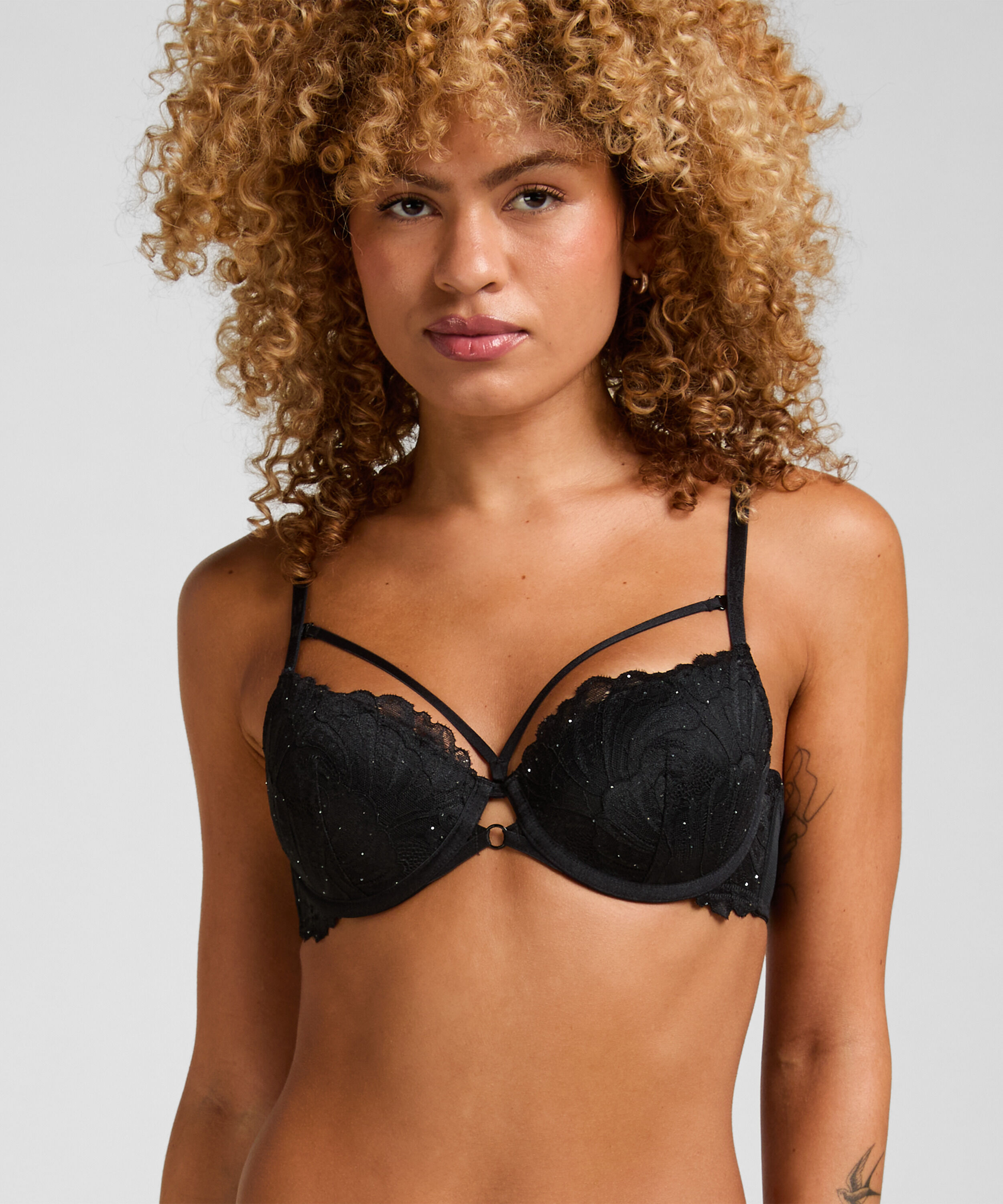 Padded Underwired Bra Erica, Black