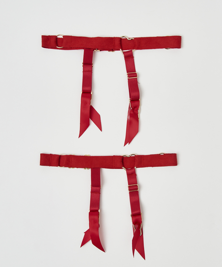 Private suspender cuffs, Red