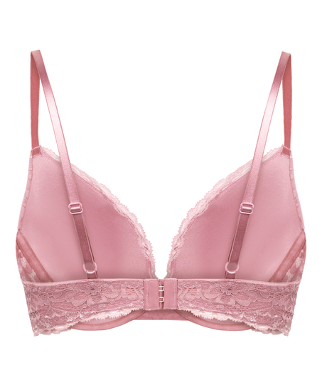 Marine Padded Underwired Push-Up Bra, Pink