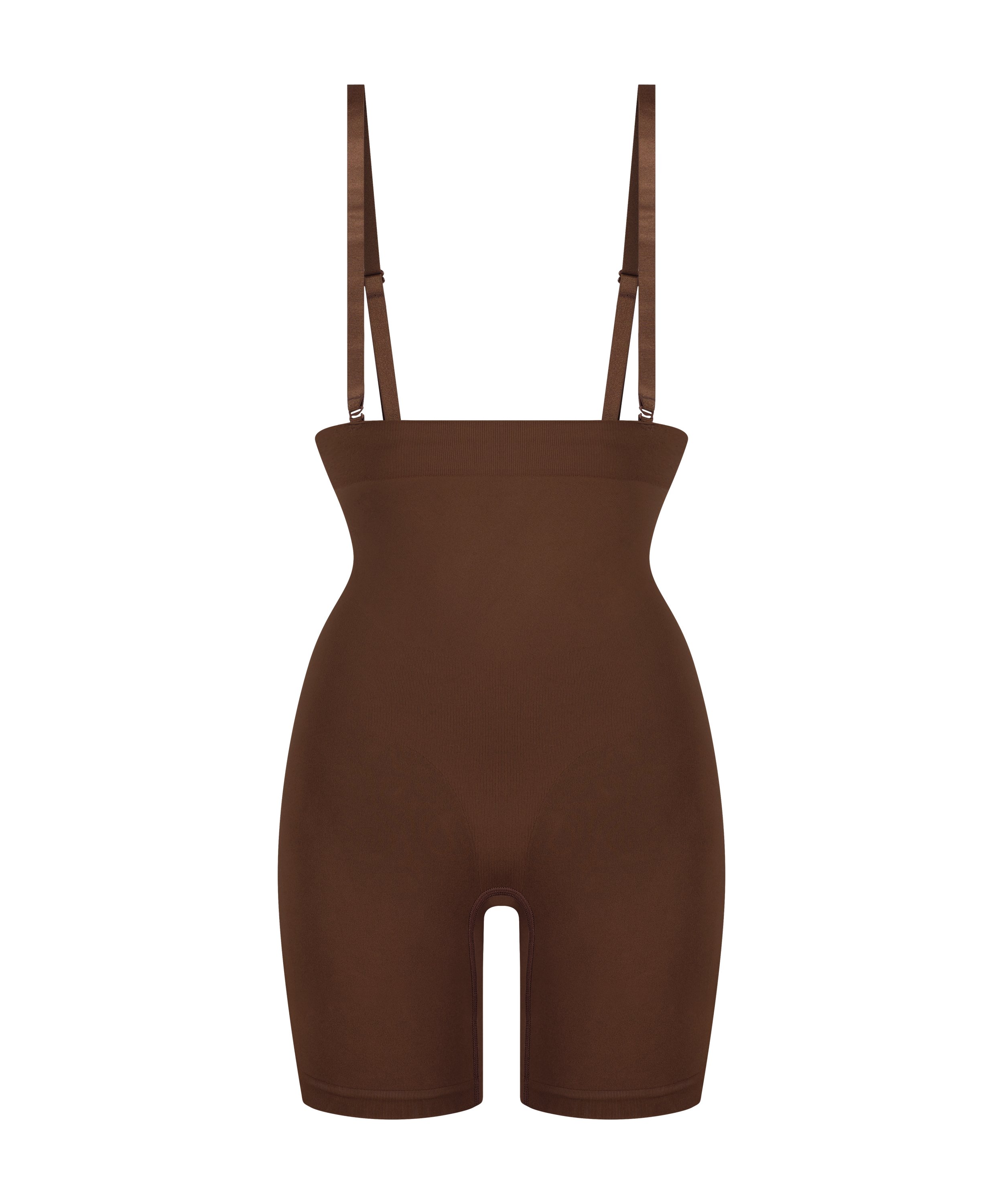 Seamless Enhancing Thigh Slimmer, Brown, main