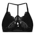 Whitney Triangle Bralette, Black