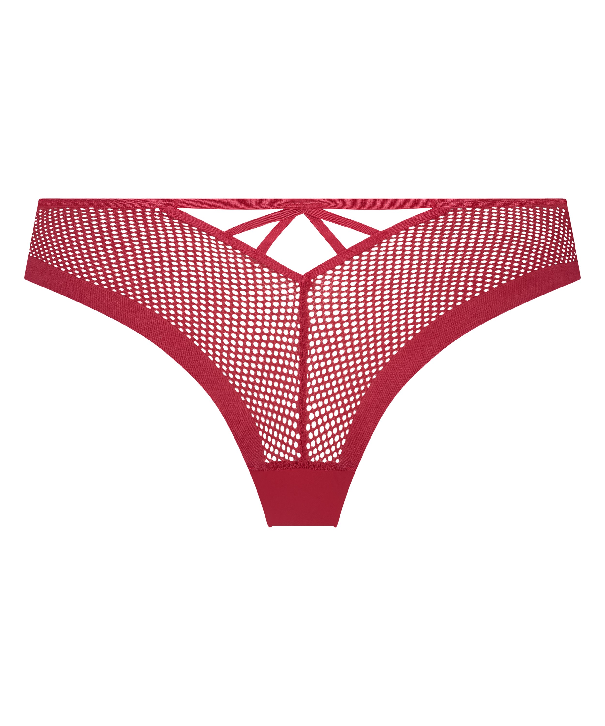 Invisible Fishnet Brazilian, Red, main