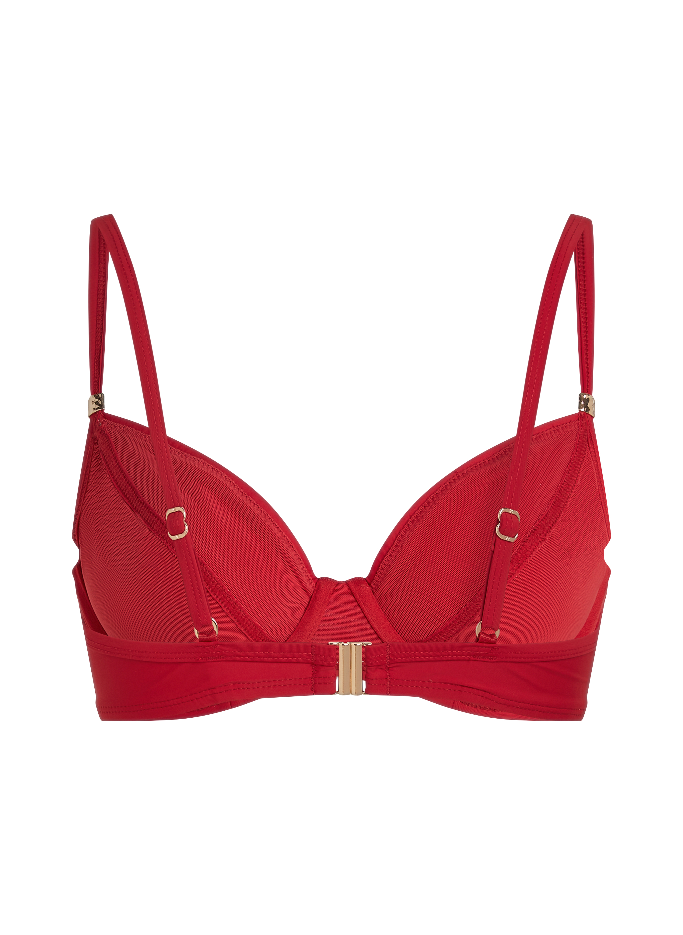 Luna Bikini Top, Red, main