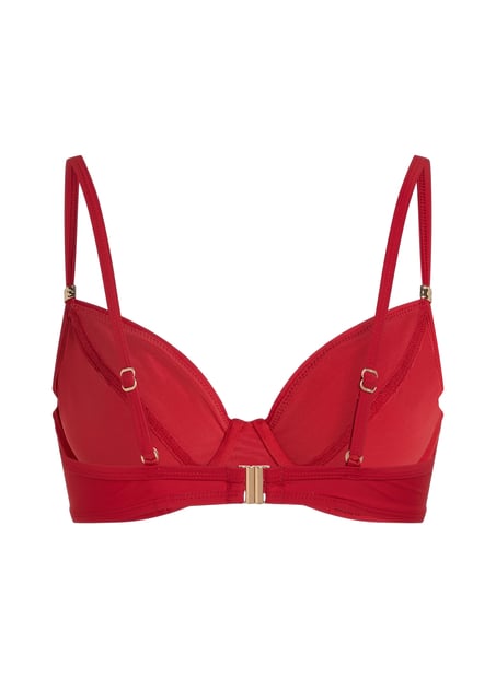 Luna Bikini Top, Red