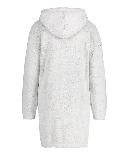 Snuggle Fleece Dress, Grey