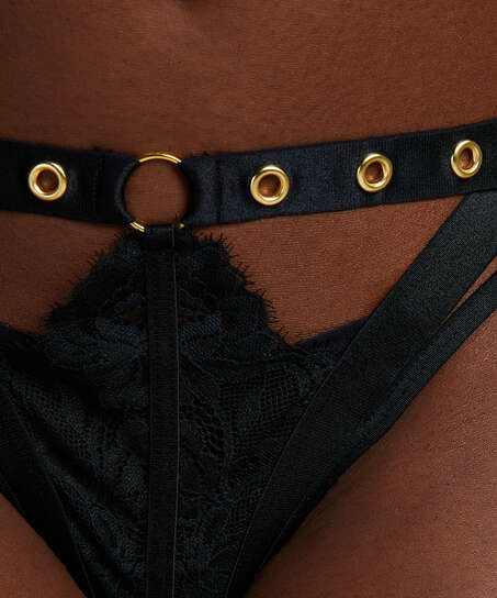 Sadie Brazilian with open crotch, Black