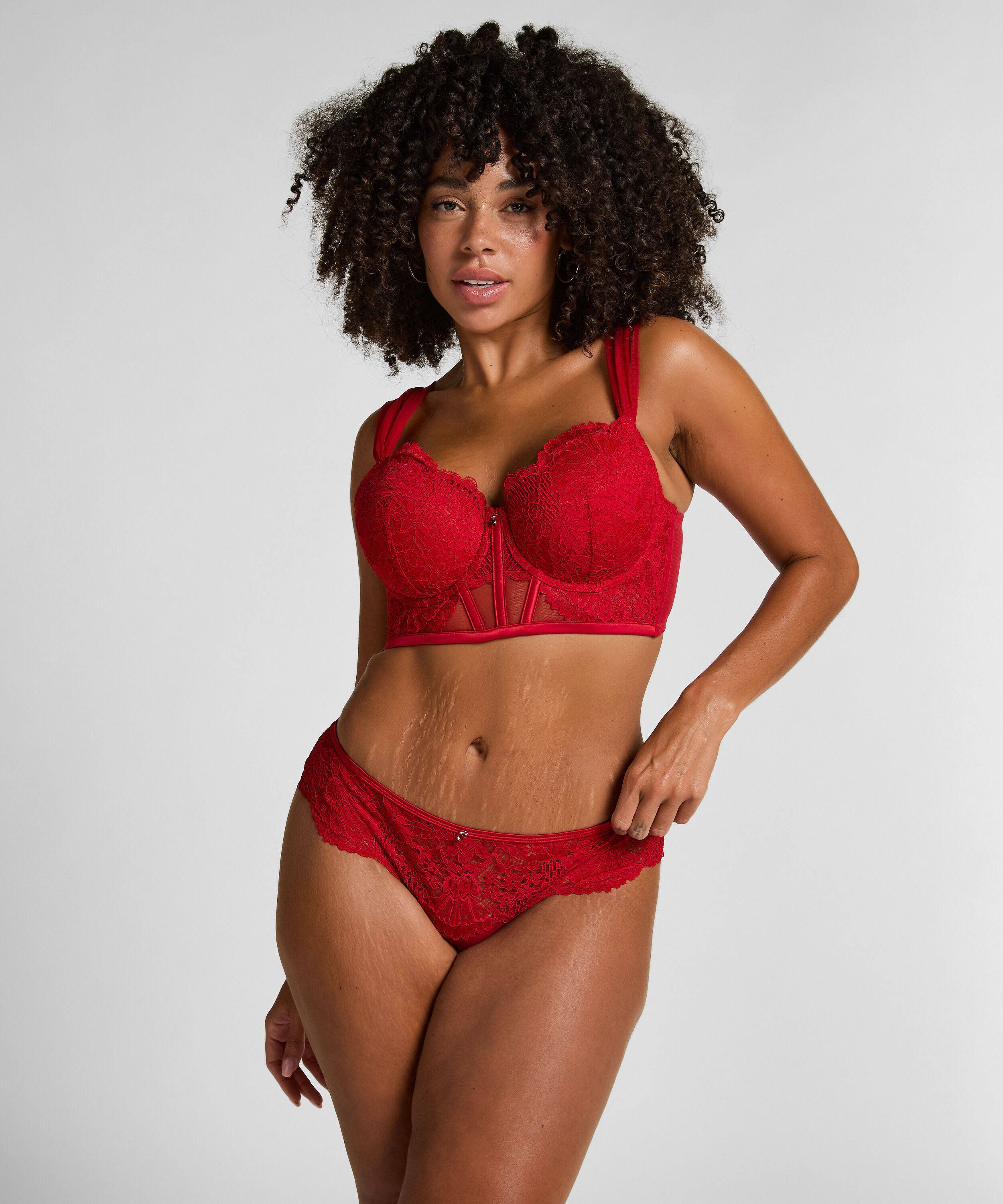 Whitney Padded Underwired Longline Bra