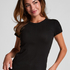 Pointelle Top, Black