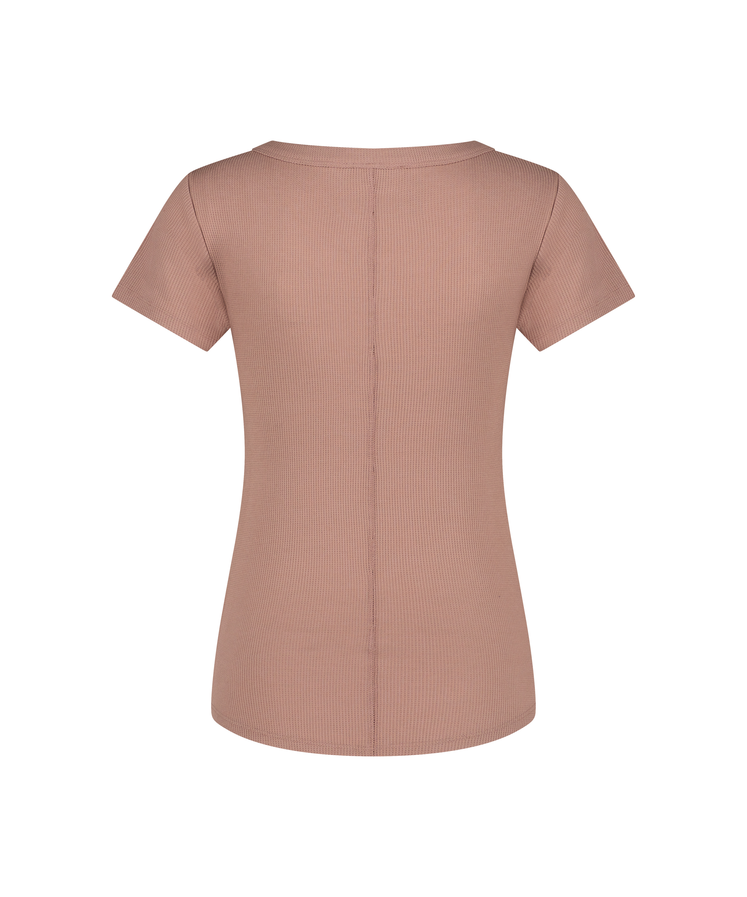 Henley Pyjama Top, Brown, main