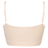 Seamless strappy top, Beige
