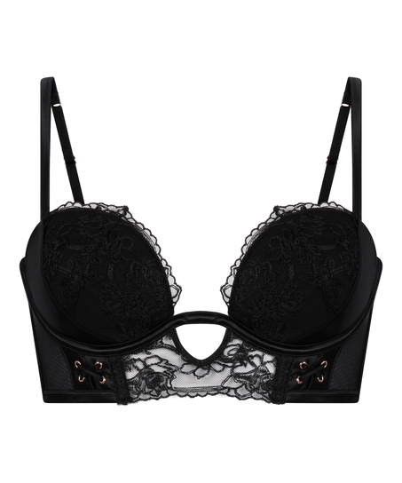 Catherine Padded Underwired Bra, Black