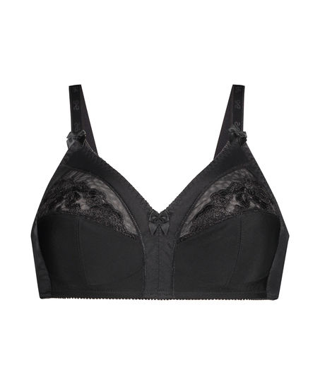 Sara Non-Padded Non-wired Bra, Black