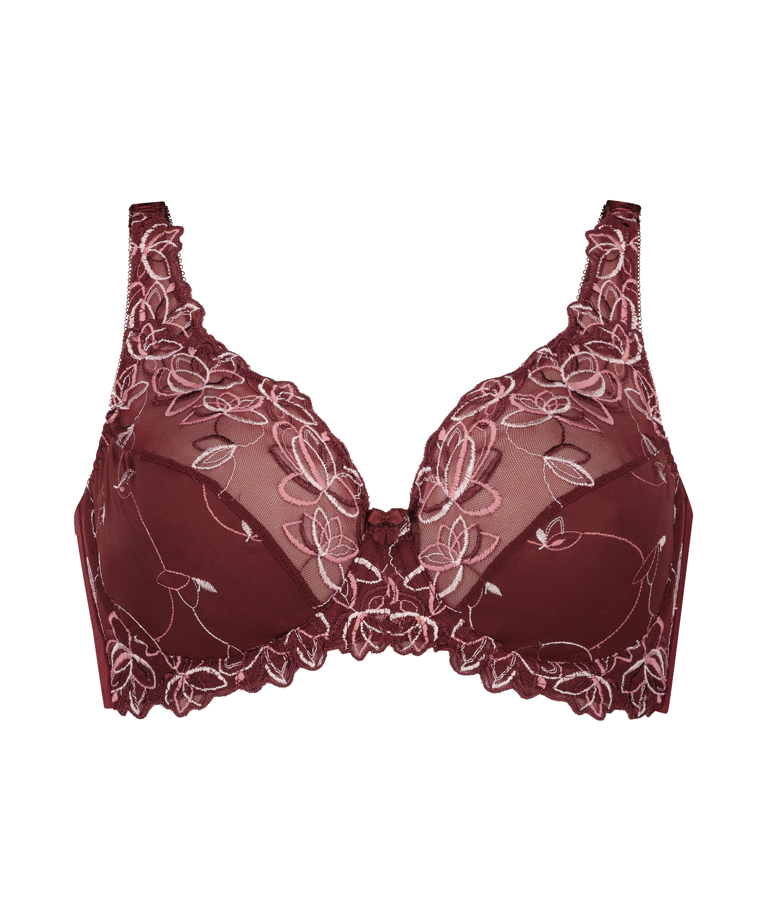 Diva Non-Padded Underwired Bra, Red, main