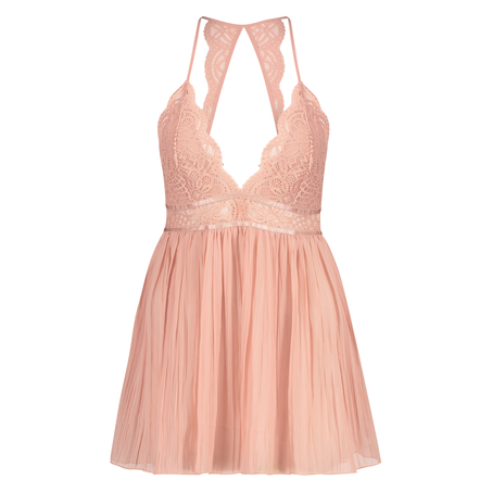Chiffon babydoll, Beige