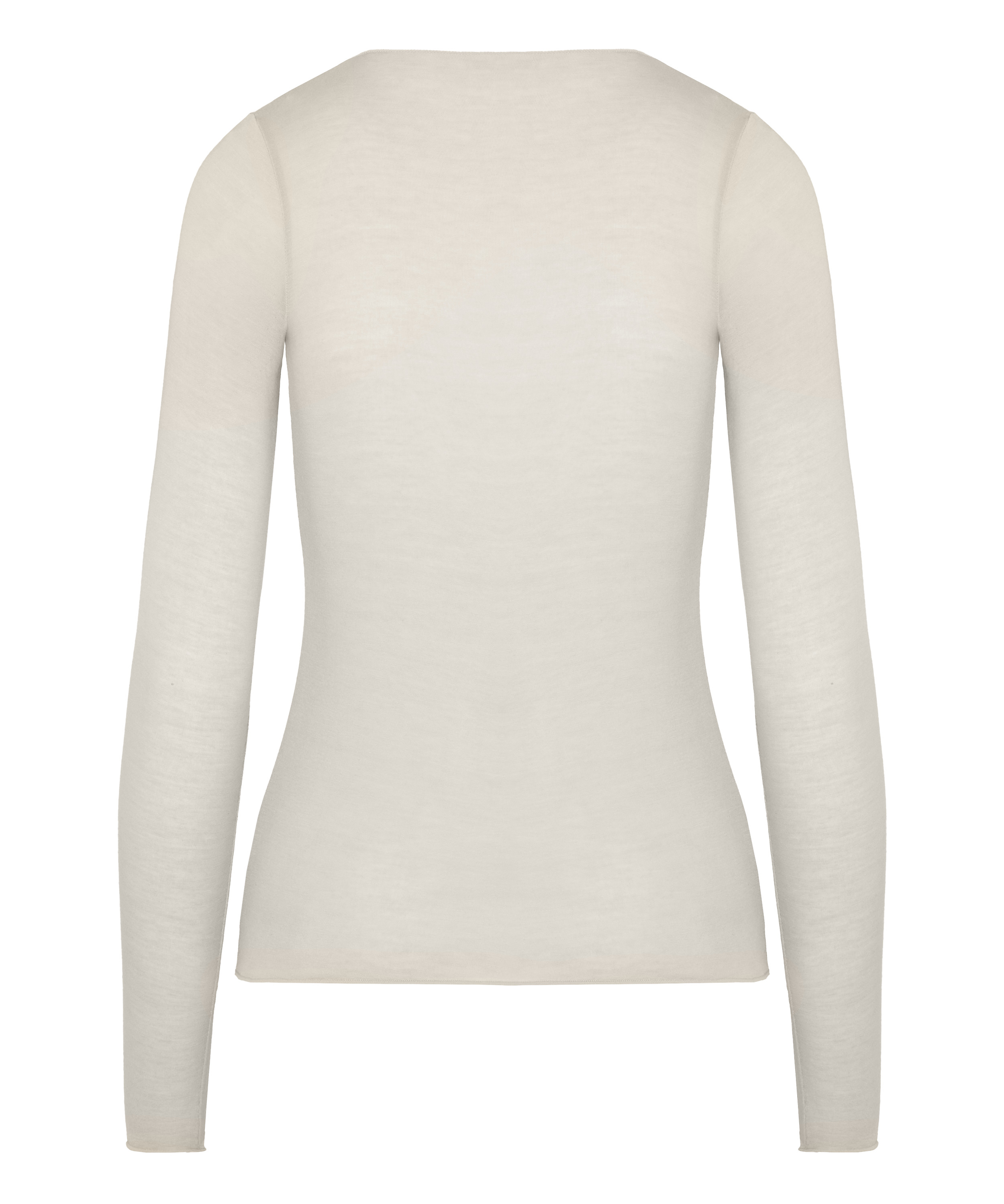 super soft Lace V-Neck shirt with Cashmere, Beige, main