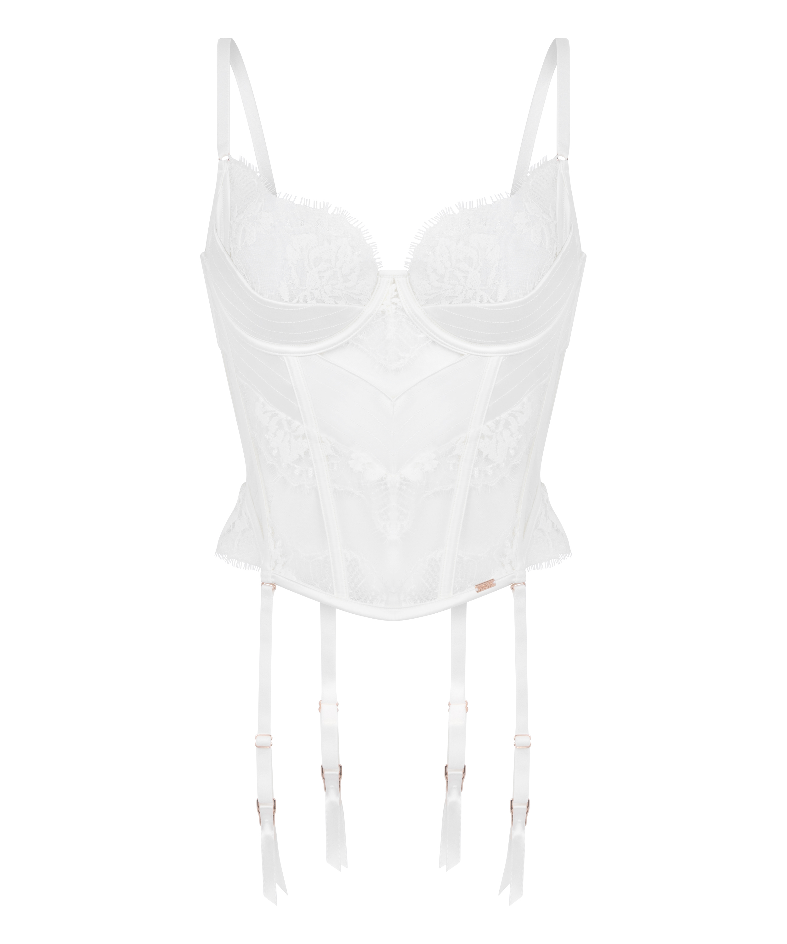 Tiah Bustier, White, main