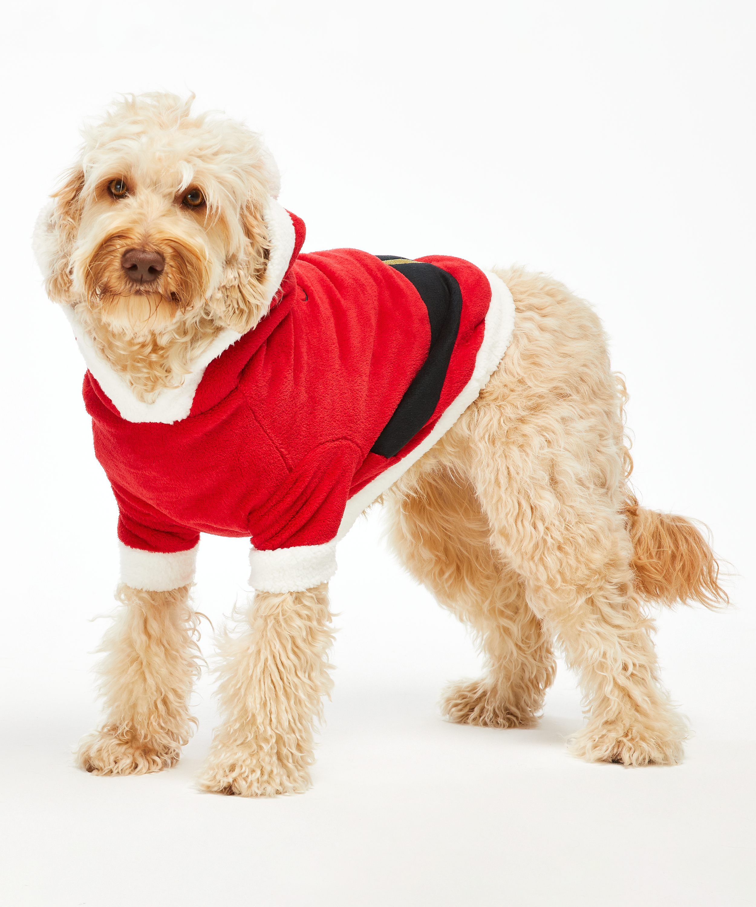 Dog's Fleece Onesie, Red, main