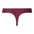 Invisible thong Stripe mesh, Red