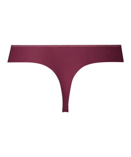 Invisible thong Stripe mesh, Red
