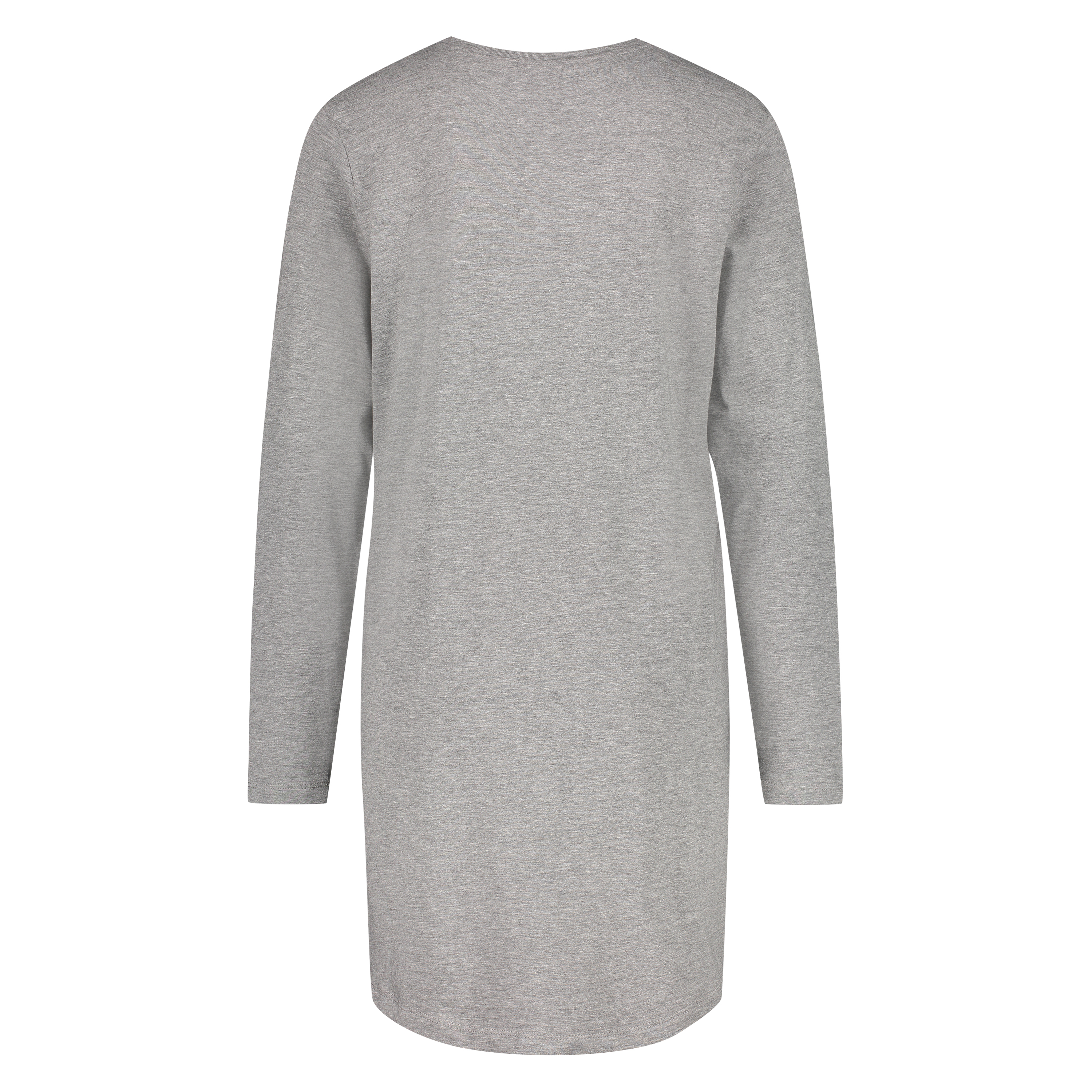 Round Neck Nightshirt, Grey, main