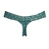 Floral Lace Thong, Blue