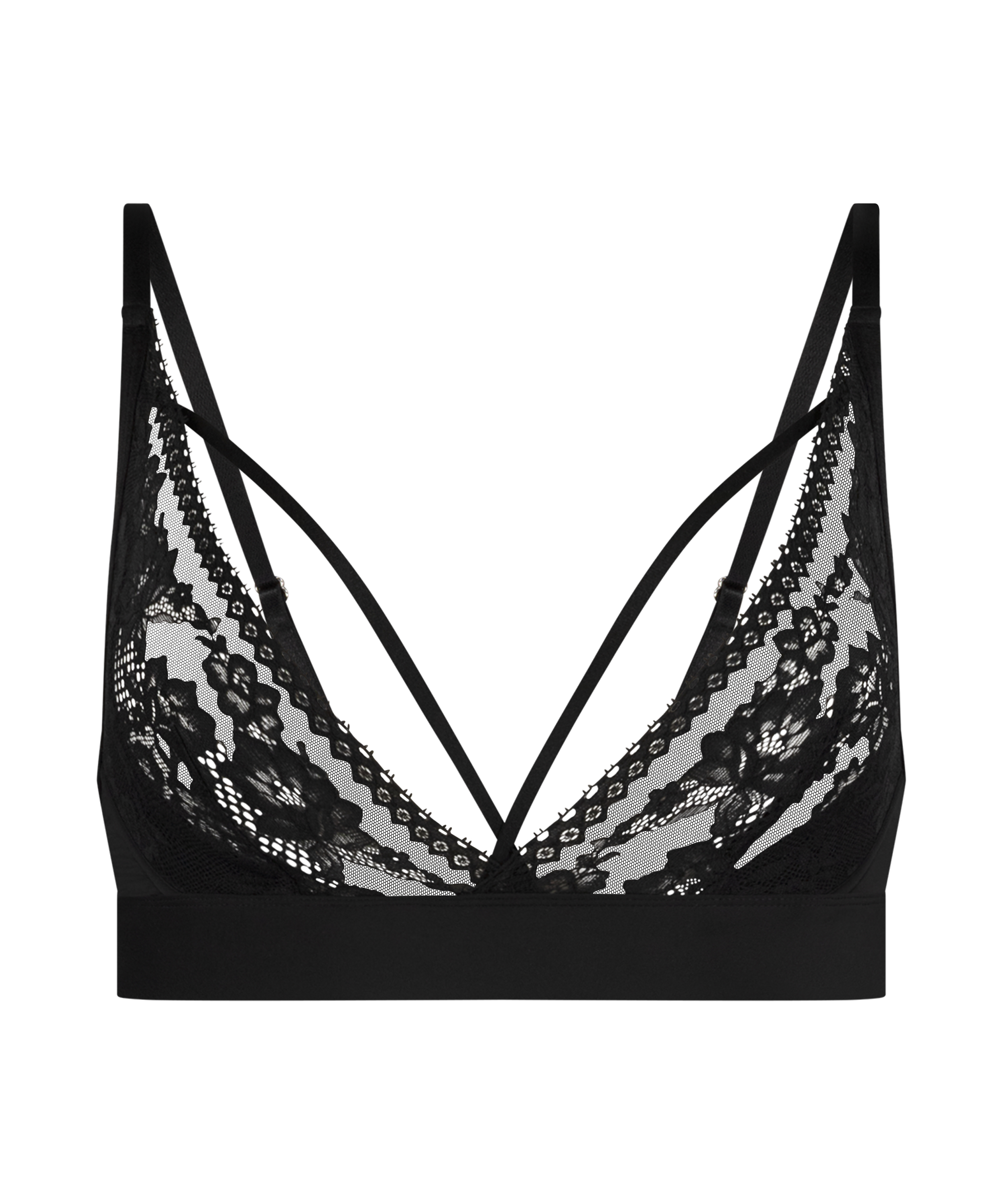 Remi Bralette, Black, main