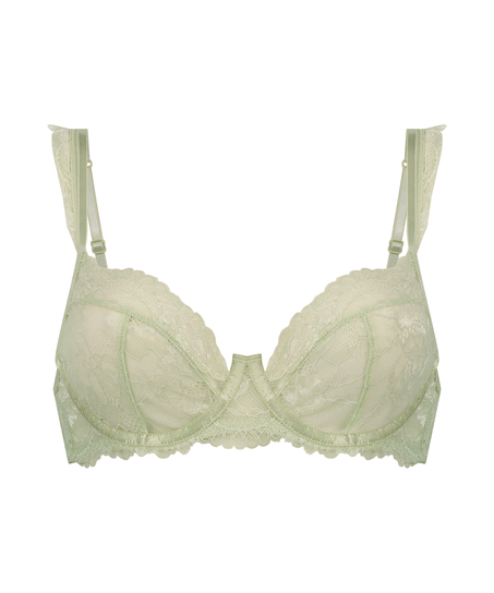 Meghan Non-Padded Underwired Bra, Green