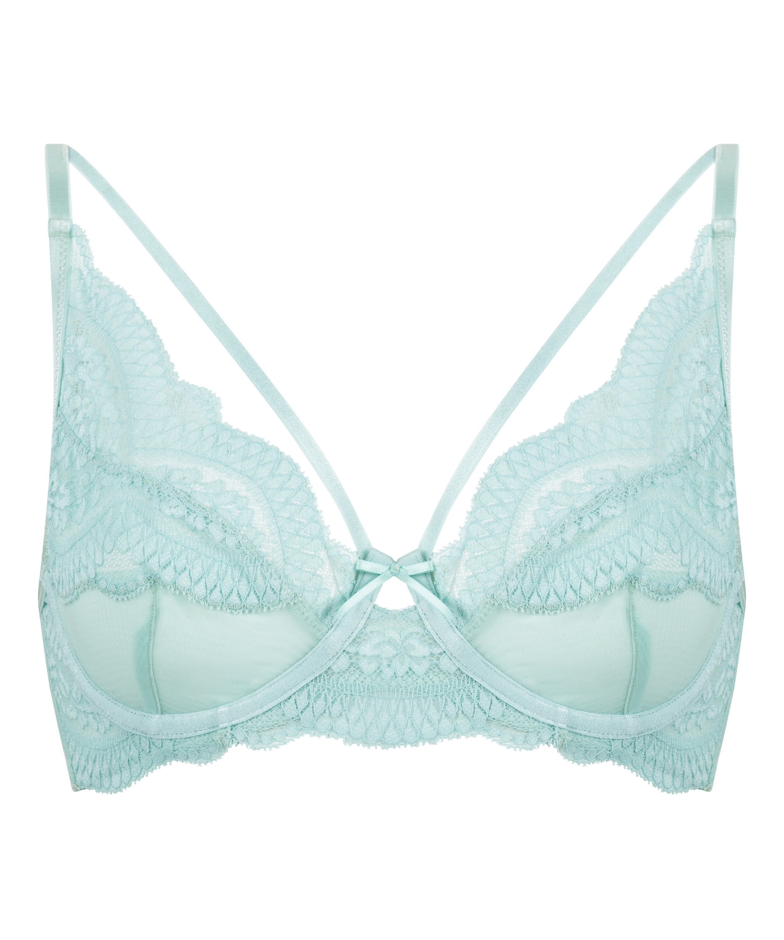 Ashley Non-Padded Underwired Bra, Blue, main