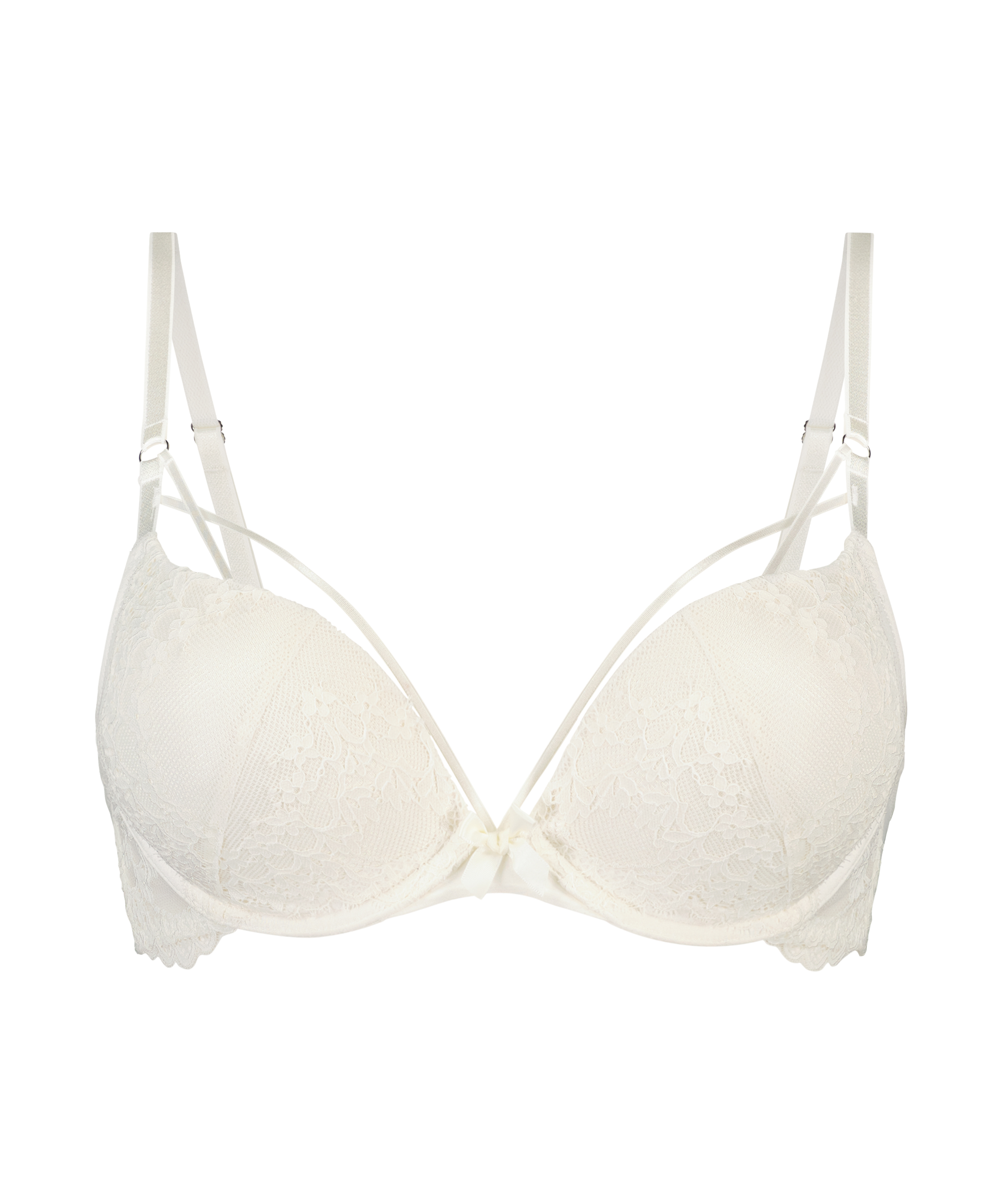 Claire Padded Underwired Maximizer Bra, White, main