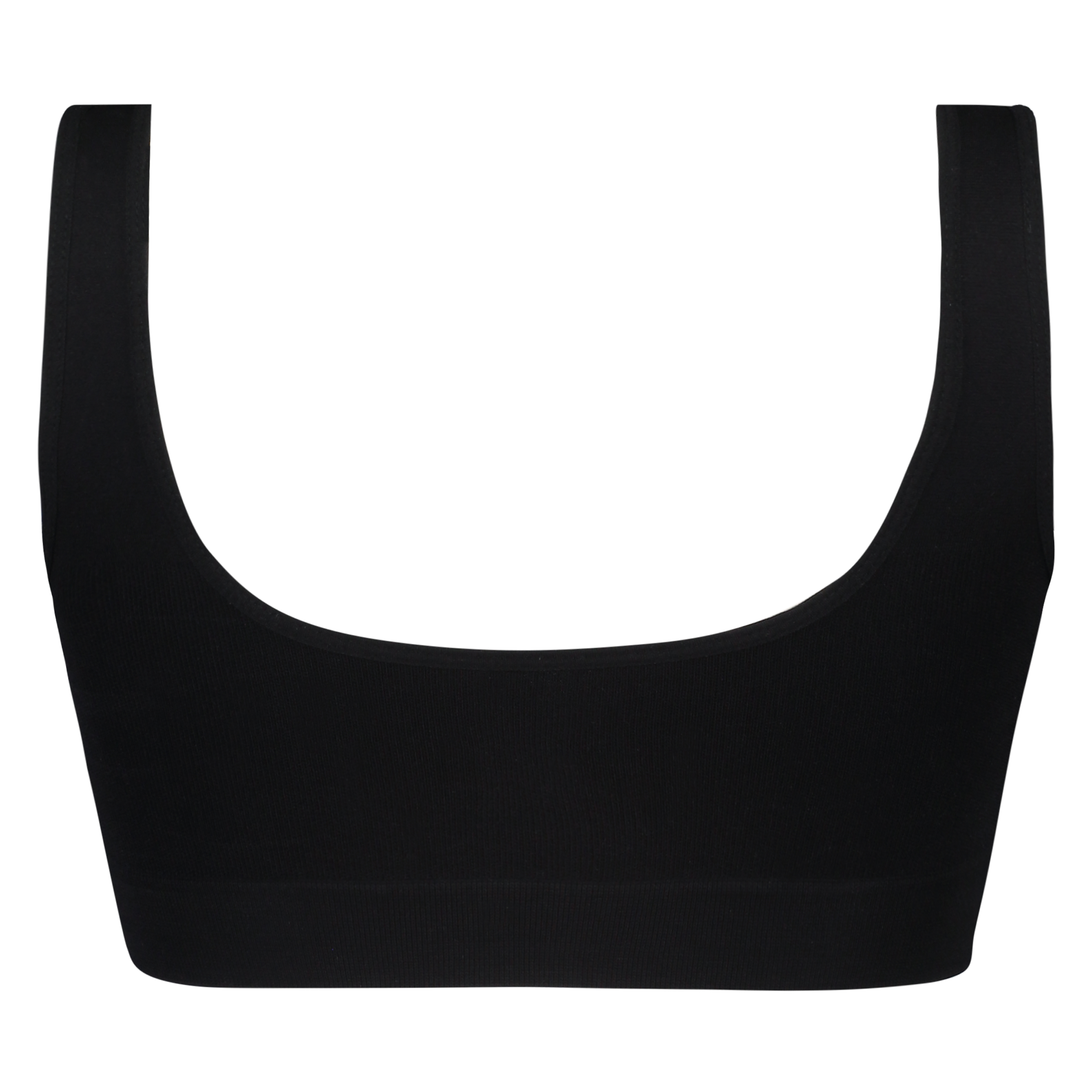 Seamless Crop Top, Black, main